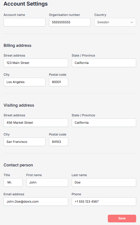 Notification settings