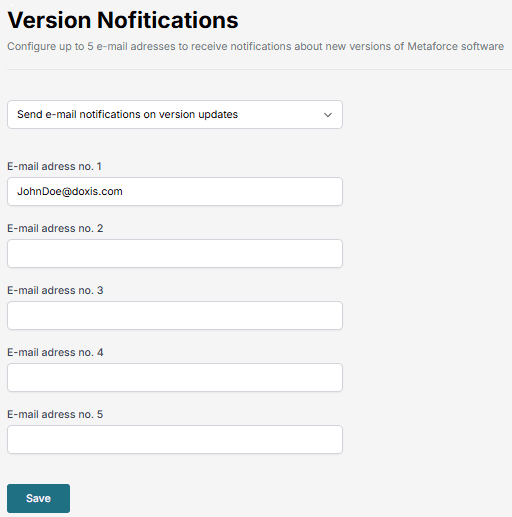 Customer Notifications