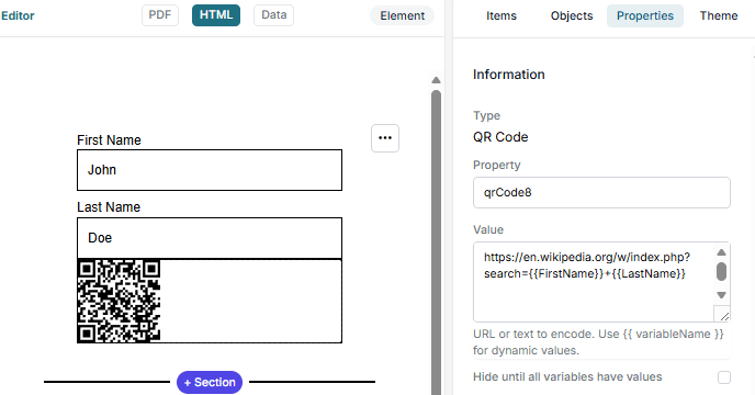Studio Elements HTML