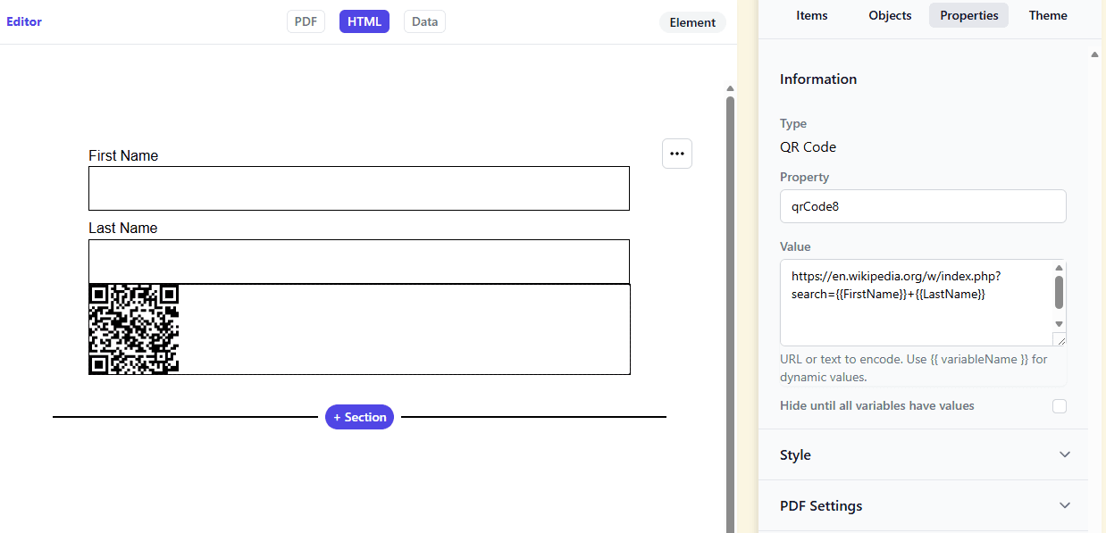 Studio Elements HTML