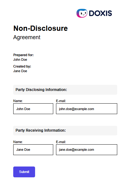 Non-disclosure!