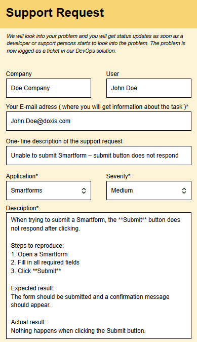 Support Ticket Overview