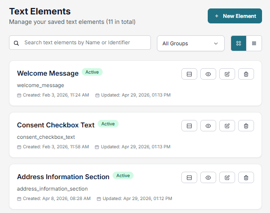 Text Library overview