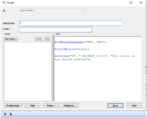 PDF compatible script