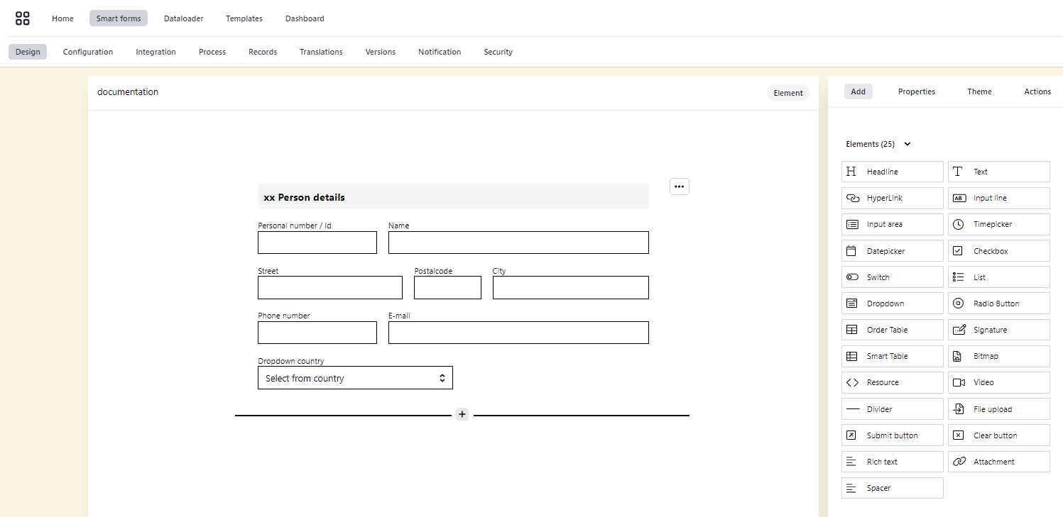 Creatng a smartform!